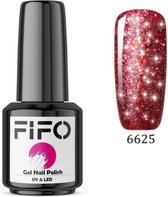 FIFO Nails, Elite Platinum Thermo Gel Polish - Metallic - Thermo Gellak - Temperatuurgevoelige nagellak - Thermische nagellak - Temperatuur veranderende - Kleur veranderende - XL - #025 ( Roo