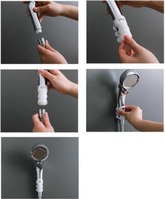 Douchekop Houder zonder boren Tot 5kg Badkamer Zuignap