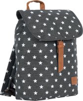New-Rebels® Star Small Flap Backpack Zwart