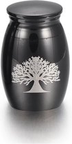 Mini Urntje Zwart Met Lifetree Symbool. Mooi klein urntje voor een grote
herinnering 7.5 ml inhoud.