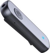 DrPhone WA10 Bluetooth 5.0 Ontvanger 3.5mm Jack AUX Adapter – Audio Ontvanger – Zet AUX in Bluetooth met Cliphouder en Spiegel Functie - Zwart