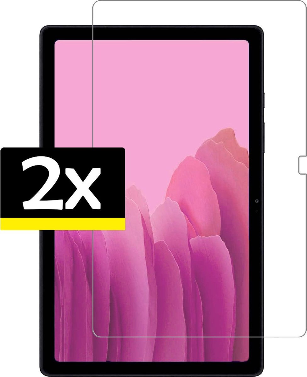 Screenprotector - Geschikt voor Samsung Galaxy Tab A7 (2020) - 2 Stuks - Extra Sterk - Beschermglas - Gehard Glas - Tempered Glass - Screen Protector