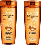 L’OREAL Elseve Extraordinary Oil Shampoo Voor Droog Haar - Met Kostbare Bloemoliën - 250ML x 2