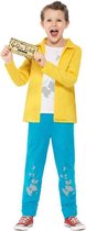 Smiffys Kinder Kostuum -Kids tm 6 jaar- Roald Dahl Charlie Bucket Geel