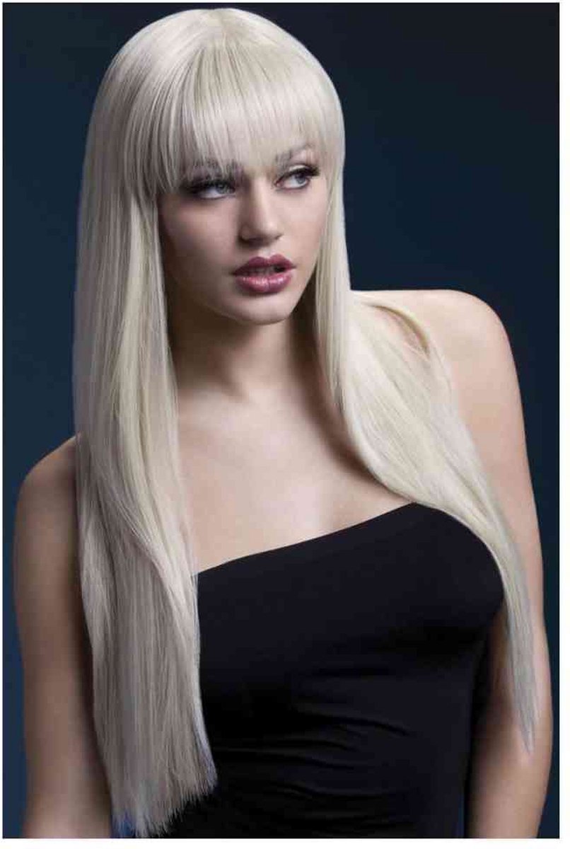 Lange Stijle Pruik - Blond