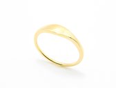 Goud Plated Smalle Ring