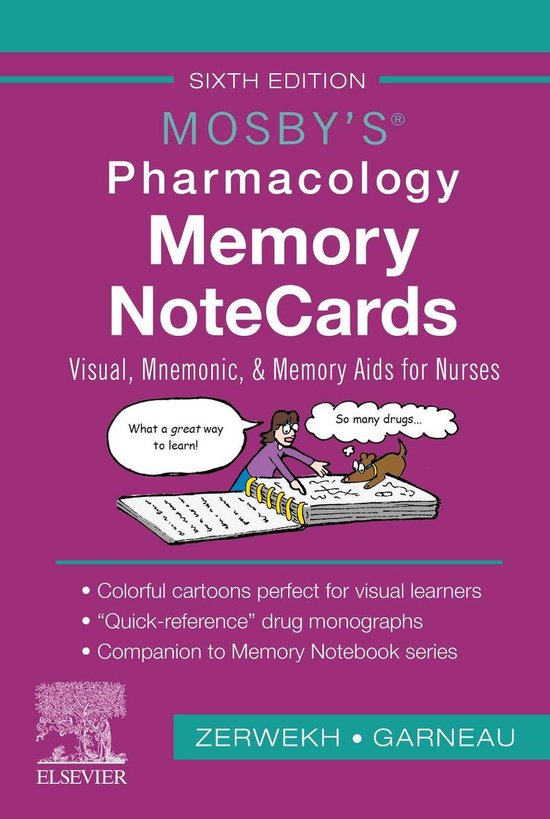 Mosby's Pharmacology Memory NoteCards - E-Book - cover