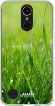 LG K10 (2017) Hoesje Transparant TPU Case - Morning Dew #ffffff