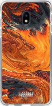 Samsung Galaxy J3 (2017) Hoesje Transparant TPU Case - Magma River #ffffff