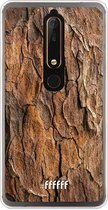 Nokia 6 (2018) Hoesje Transparant TPU Case - Woody #ffffff