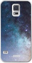 Samsung Galaxy S5 Hoesje Transparant TPU Case - Milky Way #ffffff