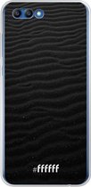 Honor 10 Hoesje Transparant TPU Case - Black Beach #ffffff