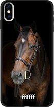 iPhone Xs Max Hoesje TPU Case - Horse #ffffff