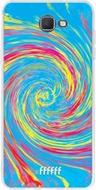 Samsung Galaxy J5 Prime (2017) Hoesje Transparant TPU Case - Swirl Tie Dye #ffffff