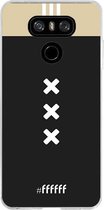 6F hoesje - geschikt voor LG G6 -  Transparant TPU Case - AFC Ajax Uitshirt 2018-2019 #ffffff