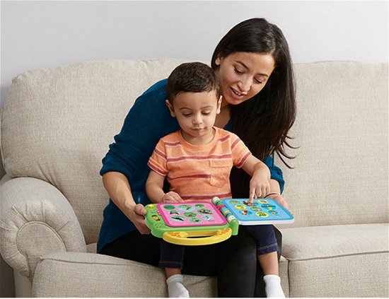 VTech Baby Mijn Eerste 100 Woordjes Boek Dieren - Educatief Babyspeelgoed - Woordjes Leren - Lezen en Geluiden - Cadeau - Baby Speelgoed 1.5 tot 4 Jaar - VTech