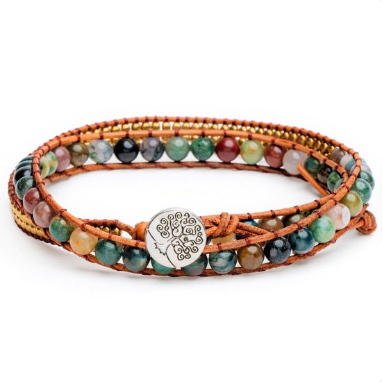 Zentana Wikkelarmband met Levensboom