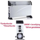 Convectie Turbo Kachel Tristar KA-5914  met * Timer * = luxe versie,  2000W!   + luxe speciale magnetische notitie blok kado + nogeens 2  mooie PDF books voor de koude maanden!