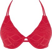 Freya - SUNDANCE UW Halter Bikini Top - RED - Vrouwen - Maat 70E