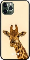 iPhone 11 Pro Hoesje TPU Case - Giraffe #ffffff