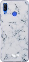 Huawei Nova 3 Hoesje Transparant TPU Case - Classic Marble #ffffff