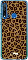 Huawei P20 Lite (2019) Hoesje Transparant TPU Case - Leopard Print #ffffff