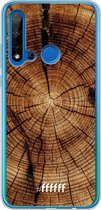 Huawei P20 Lite (2019) Hoesje Transparant TPU Case - Tree Rings #ffffff