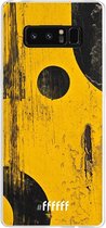 Samsung Galaxy Note 8 Hoesje Transparant TPU Case - Black And Yellow #ffffff