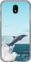 Samsung Galaxy J7 (2017) Hoesje Transparant TPU Case - Dolphin #ffffff