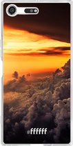 Sony Xperia XZ Premium Hoesje Transparant TPU Case - Sea of Clouds #ffffff