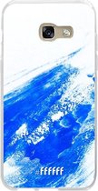 Samsung Galaxy A3 (2017) Hoesje Transparant TPU Case - Blue Brush Stroke #ffffff