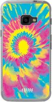 Samsung Galaxy Xcover 4 Hoesje Transparant TPU Case - Psychedelic Tie Dye #ffffff