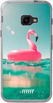 Samsung Galaxy Xcover 4 Hoesje Transparant TPU Case - Flamingo Floaty #ffffff