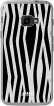 Samsung Galaxy Xcover 4 Hoesje Transparant TPU Case - Zebra Print #ffffff