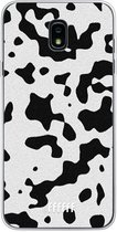 Samsung Galaxy J7 (2018) Hoesje Transparant TPU Case - Dalmation Print #ffffff