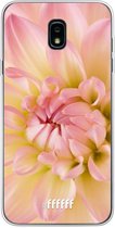Samsung Galaxy J7 (2018) Hoesje Transparant TPU Case - Pink Petals #ffffff