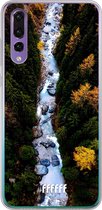 Huawei P30 Hoesje Transparant TPU Case - Forest River #ffffff