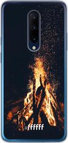 OnePlus 7 Pro Hoesje Transparant TPU Case - Bonfire #ffffff