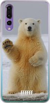 Huawei P30 Hoesje Transparant TPU Case - Polar Bear #ffffff