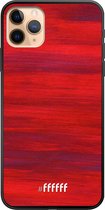 iPhone 11 Pro Max Hoesje TPU Case - Scarlet Canvas #ffffff