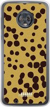 Motorola Moto G6 Hoesje Transparant TPU Case - Cheetah Print #ffffff