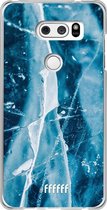 LG V30 (2017) Hoesje Transparant TPU Case - Cracked Ice #ffffff