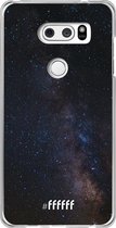 LG V30 (2017) Hoesje Transparant TPU Case - Dark Space #ffffff