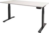 Zit Sta Bureau - T-poot Elek 140x80 Havana Kersen -wit frame