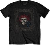 Grateful Dead - Bertha With Logo Box Heren T-shirt - L - Zwart