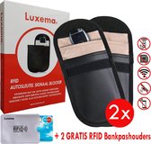 Luxema® Autosleutel RFID Antidiefstal - RFID Beschermhoes Autosleutel - Keyless Entry Beschermhoes- Autosleutelhoesjes - 2 stuks