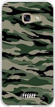 Samsung Galaxy A3 (2017) Hoesje Transparant TPU Case - Woodland Camouflage #ffffff