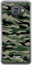 Samsung Galaxy A3 (2016) Hoesje Transparant TPU Case - Woodland Camouflage #ffffff
