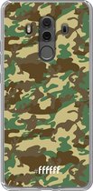 Huawei Mate 10 Pro Hoesje Transparant TPU Case - Jungle Camouflage #ffffff