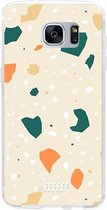 Samsung Galaxy S7 Hoesje Transparant TPU Case - Terrazzo N°1 #ffffff